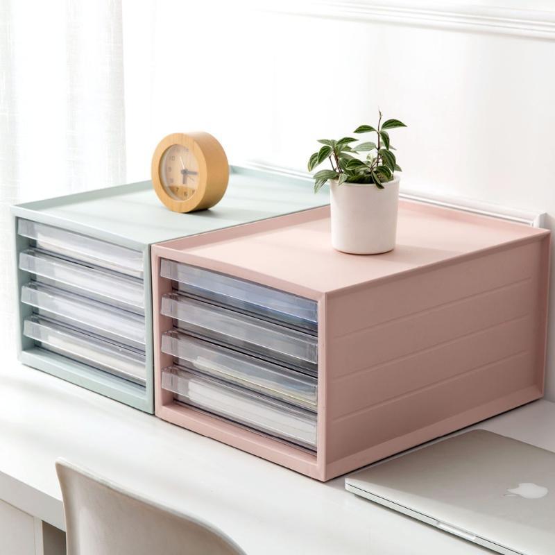 

Storage Bottles & Jars Creative Plastic Cabinets With Drawers Drawer Makeup Organizer Desktop Holder Jewelry Box Sundries Container