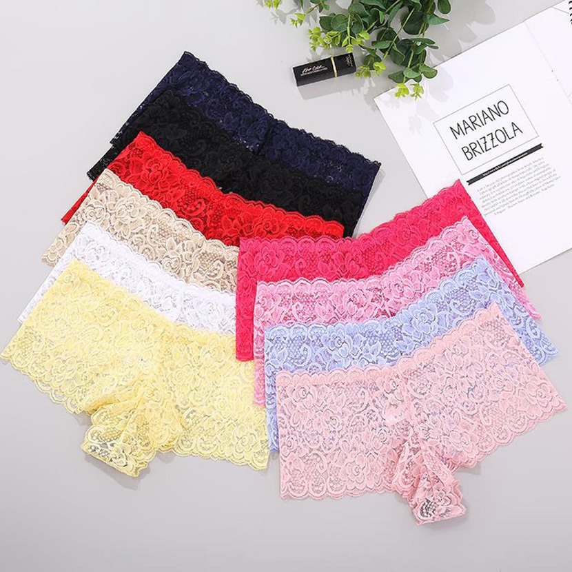 

Women New lace briefs panties Sexy Summer Underwear Low Waist Womens Lace panty lingeries woman pantes will and sandy dropship, Black;pink