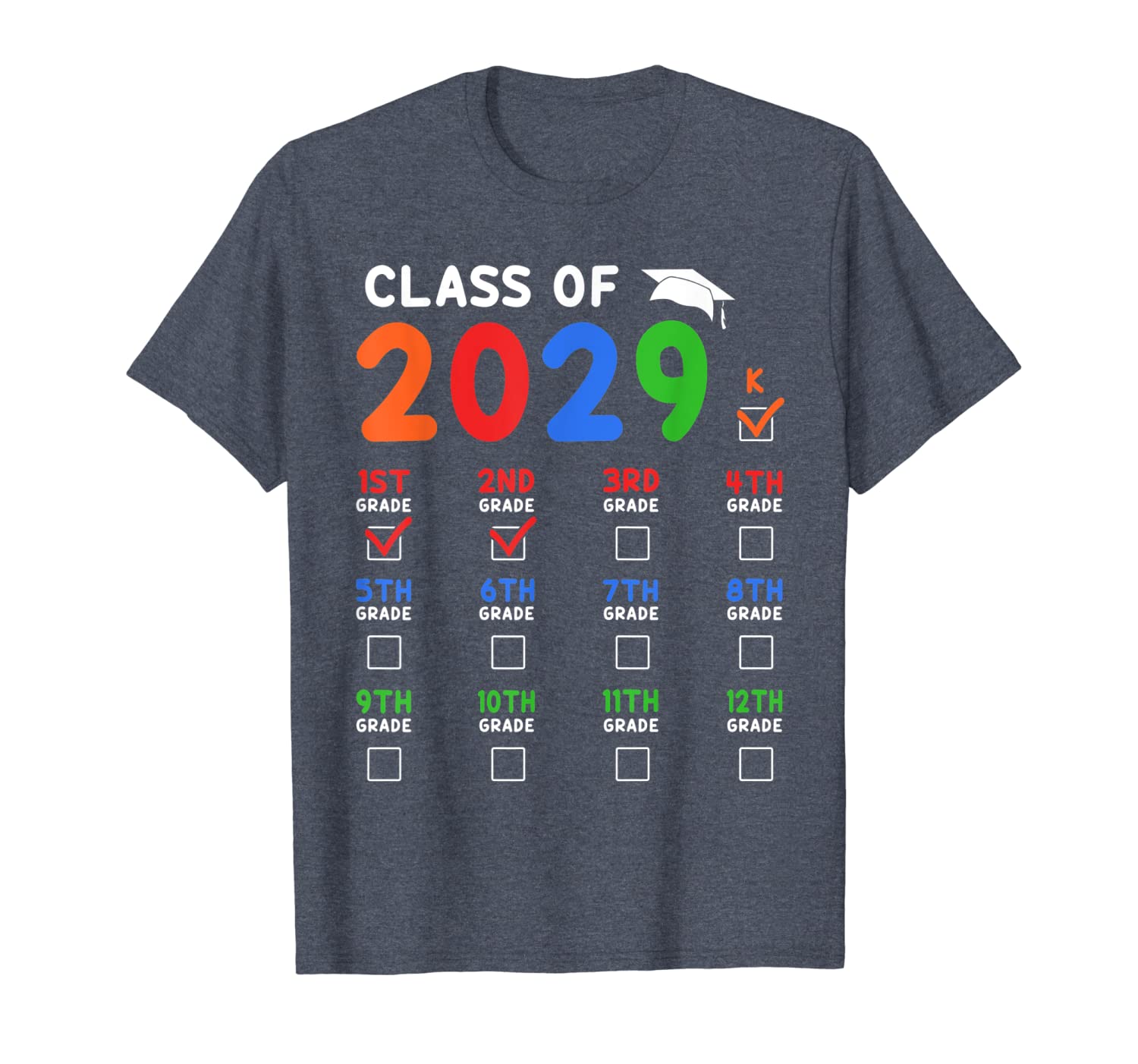 

class of 2029 shirt grow with me back to school, White;black
