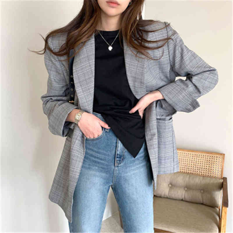 

women's suits & blazers classic women's retr o suit, casual jacket elegant for autumn alo7, White;black