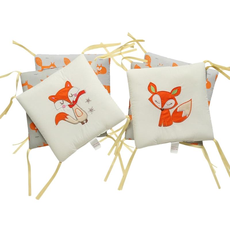 

Bedding Sets 6 Pcs Baby Soft Cotton Crib Bumper Born Bed Cot Protector Pillows Infant Cushion Mat Nursery Room Decor
