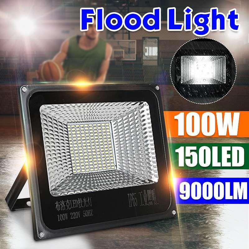

FloodLight 100W Reflector LED Flood Light 9000lm Waterproof IP65 Spotlight Wall Outdoor Lighting Garden Lamp 220V Floodlights