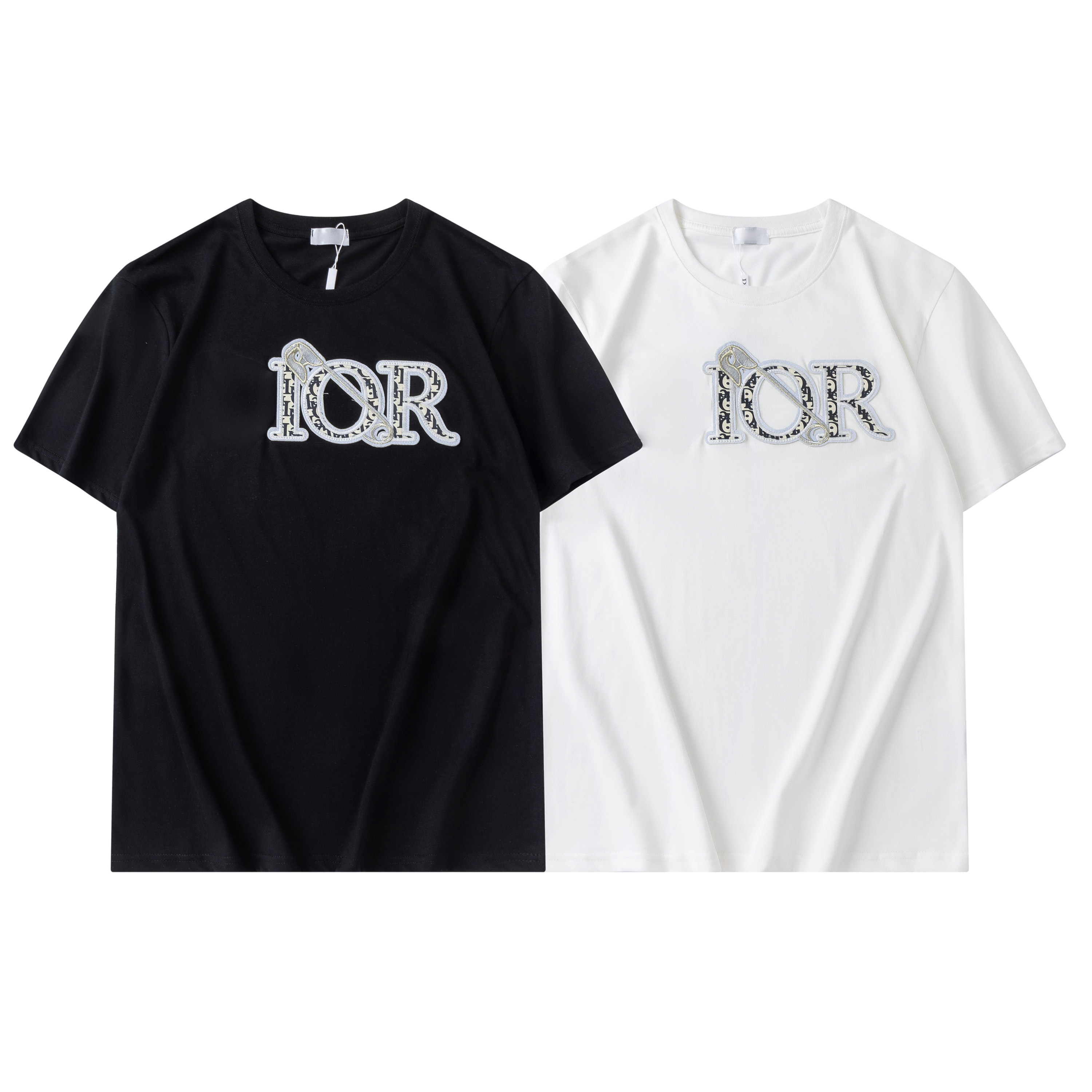 

Summer business casual men's short-sleeved suit lapel cotton striped polo shirt t-shirt loose on the trend, White