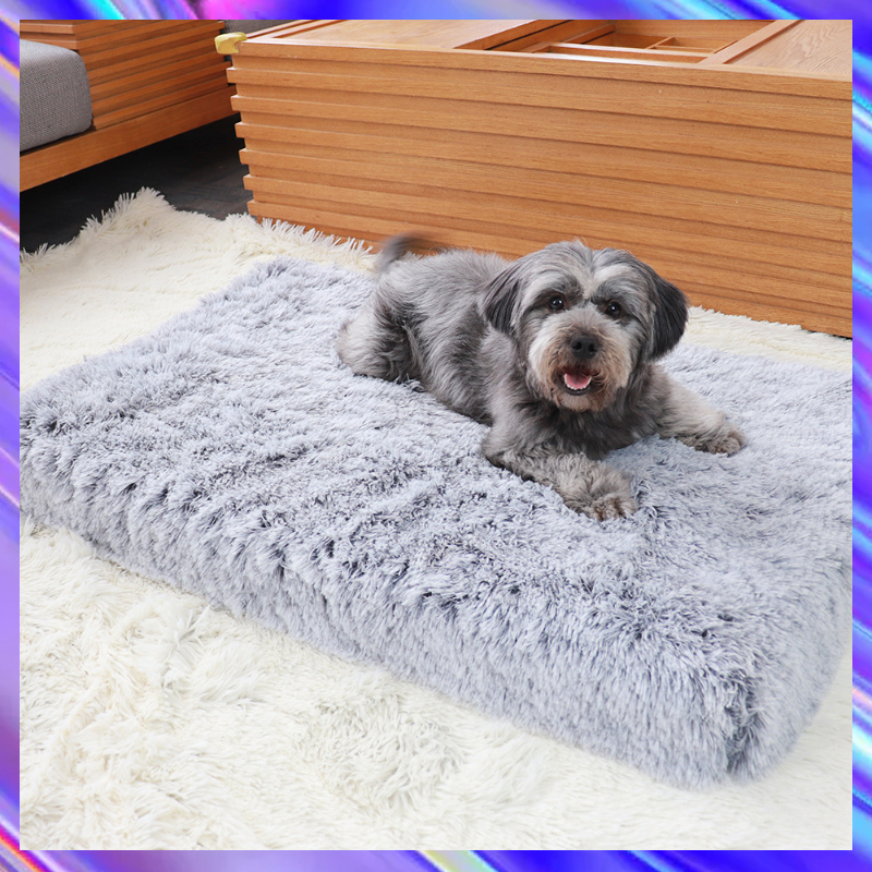 

Warm Pet Bed Mat Washabe Dog Bed House Memory Foam Kenne Pad Removabe ong Push Dogs Nest Soft Cat Puppy Bed Pet Accessories, Grey