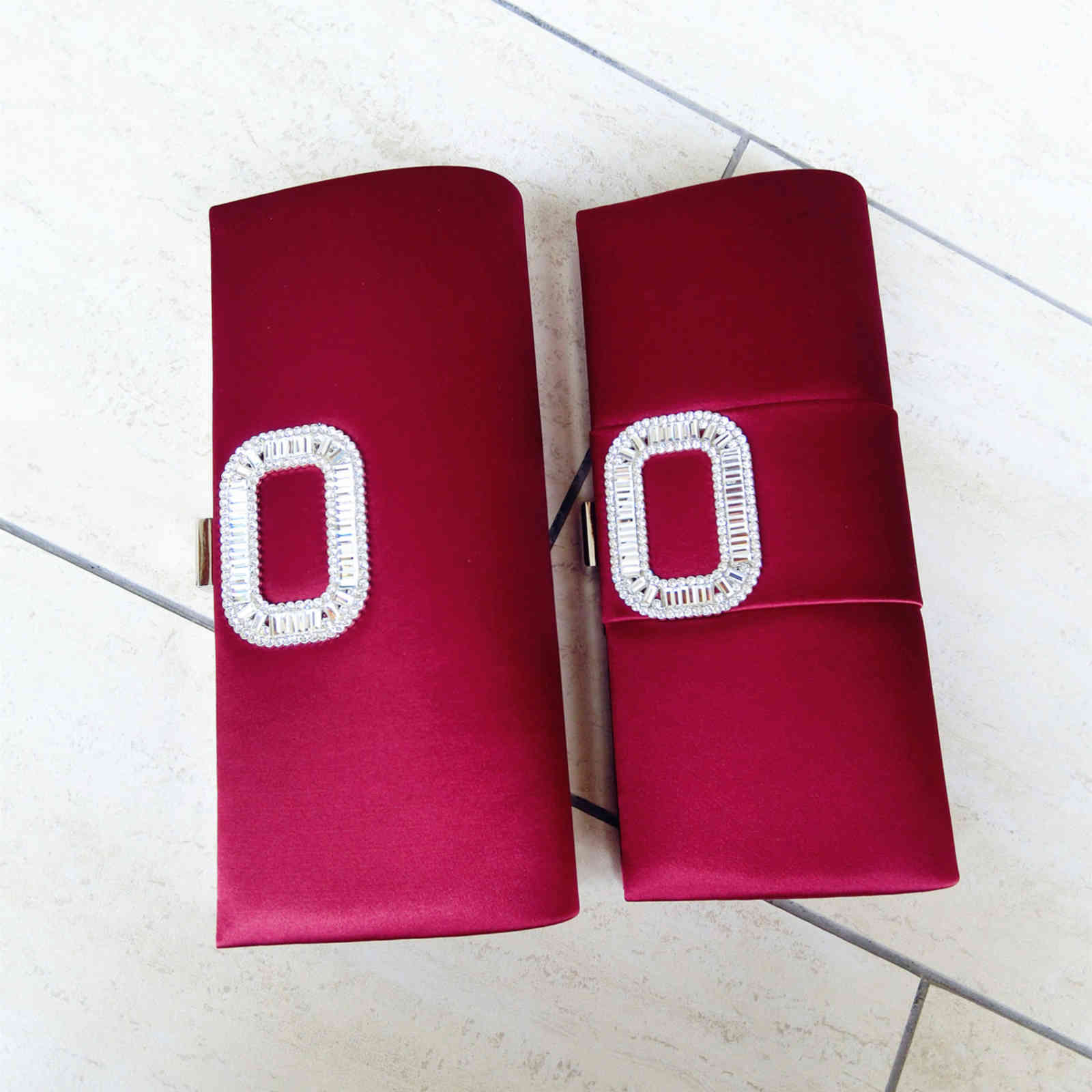 

Evening Bags Versatile high-grade silk diamond studded square buckle dinner wedding handbag women's fashion high-quality banquet simple, 1# shoe box