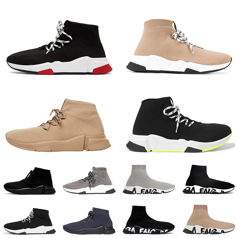 

Clear Sole Volt Women Mens Casual Shoe Luxury Designer Sock Shoes Balen Graffiti Triple White Black Pink Sports Sneakers Lace Up Navy Blue Socks Boots Off Trainers, A32 36-40