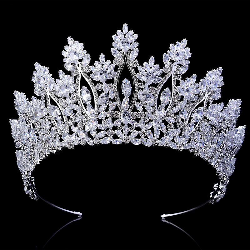 

Tiaras And Crowns HADIYANA Classic New Fashion Design Bridal Hair Accessories Anniversary Wedding Women BC5070 Corona Princesa MX200720