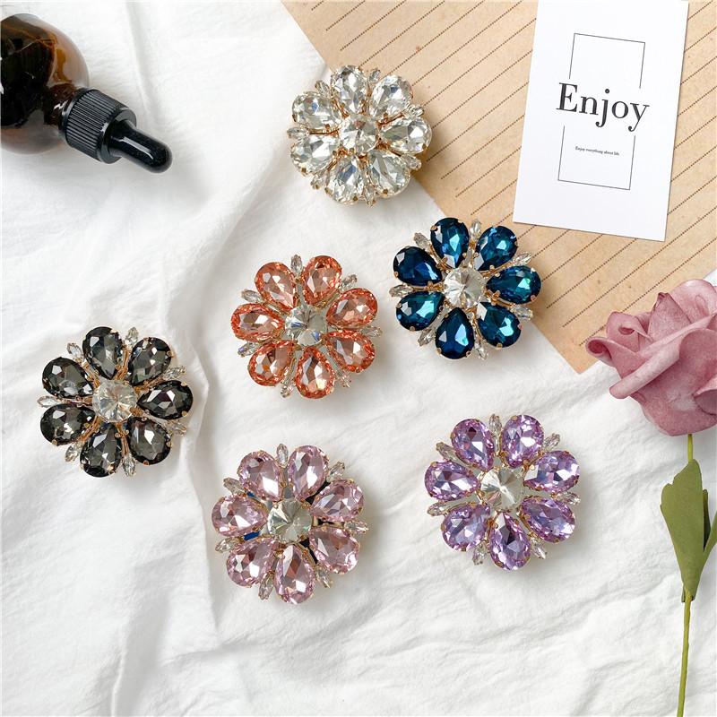 Cell Phone Mounts & Holders Desktop Mobile Holder Ins Wind Handmade DIY Diamond Plus Gemstone Crystal Rhinestone-image-727757381