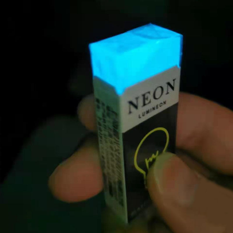 

Creative Stationery Luminous Eraser Pencil Rubber Wipe Clean Without Leaving Marks Student Christmas Kids Gift