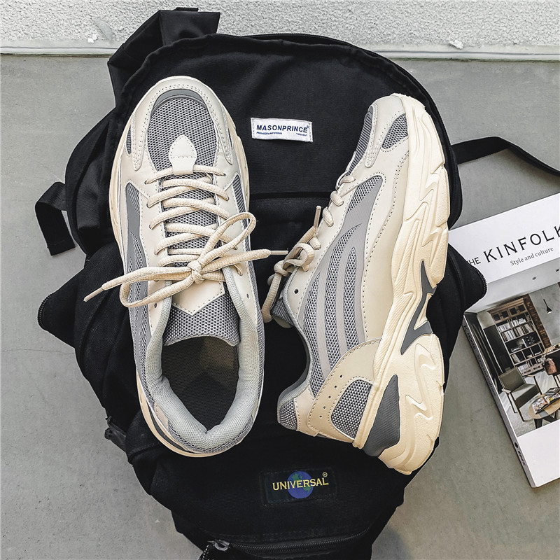 

2021 Womens Mens Running Shoes Student Outdoor Sports Sneakers Beige Grey Green Size Eur 39-44 Code 73-C293