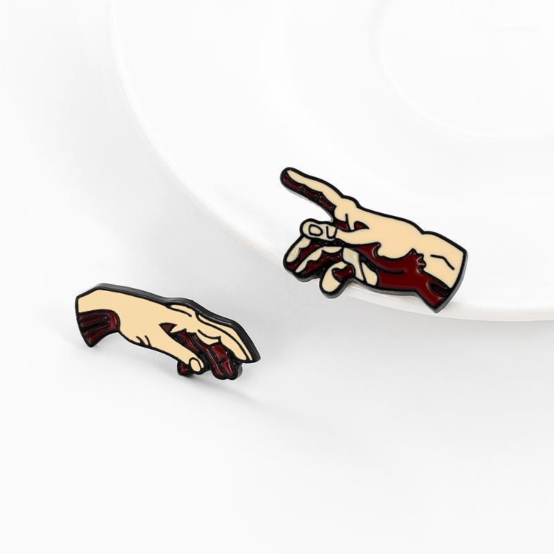 

Pins, Brooches Creation Art Of Adam Enamel Pins And Lapel Pin Backpack Bags Badge Clothing Decoration Gifts, Gray