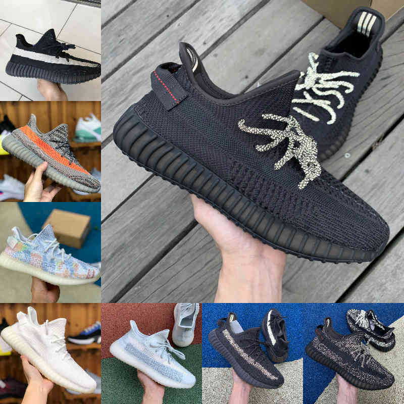 

High Quality Kanyes Cloud White V2 Reflective Wests Mens Running Shoes Women Fade Carbon Natural Israfil Cinder Tail Light Earth Zyon Oreo T