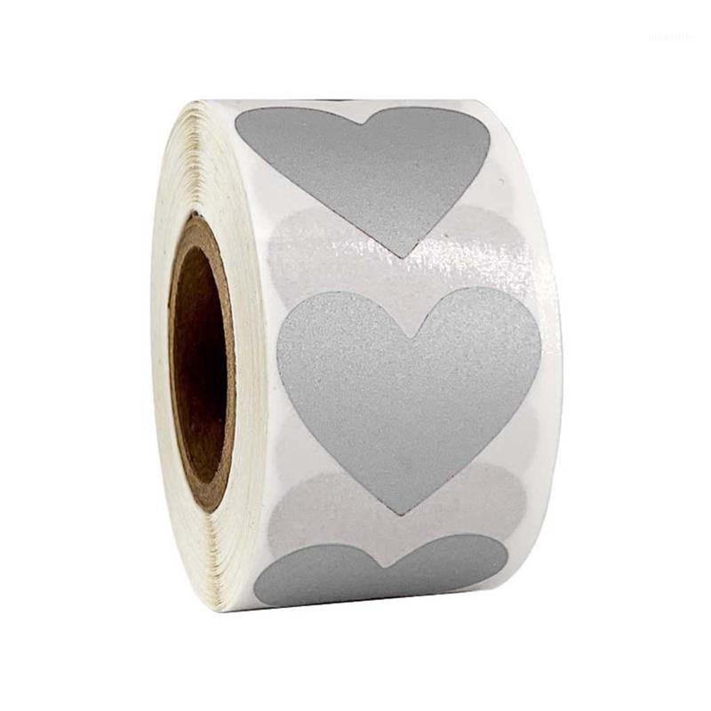 

Gift Wrap W3JA 300pcs/roll Heart Stickers Stamp Envelopes Cards Packages Scrapbooking Stationery Decor