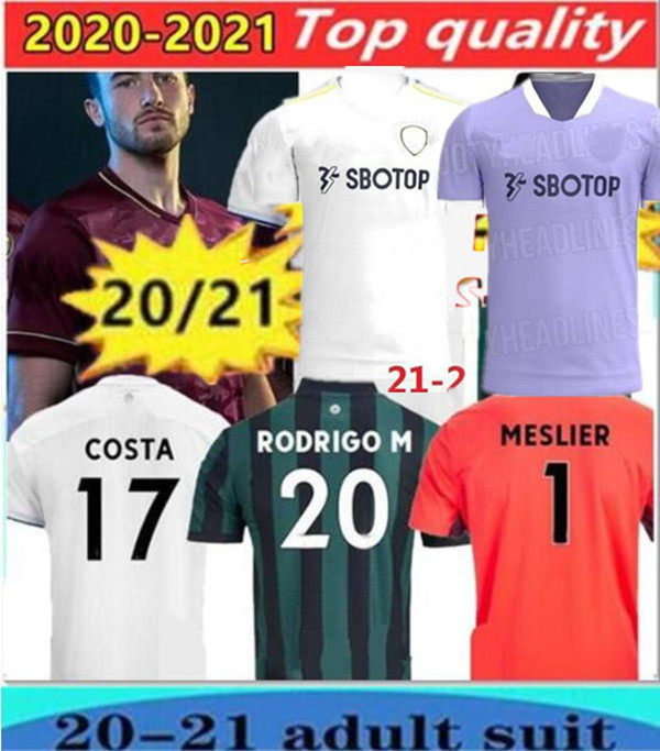 

2021 Lee soccer jerseys THIRD away RODRIGO Koch COSTA Alioski 20/21 22 Phillips BAMFORD MenTRAINING football shirt thailand, Black