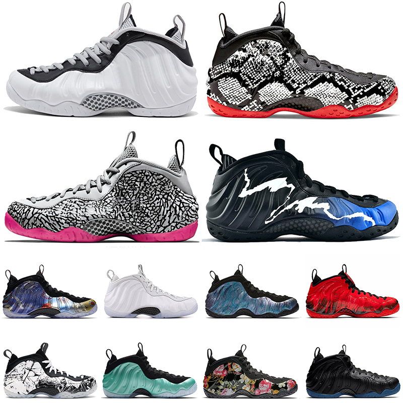 

Top Quality Foam Posite One Mens Basketball Shoes Jumpman Penny Hardaway Black Aurora BEIJING Cracked Lava Chrome Designer Outdoor Sneakers Size 40-47, D#13 40-47 (12)