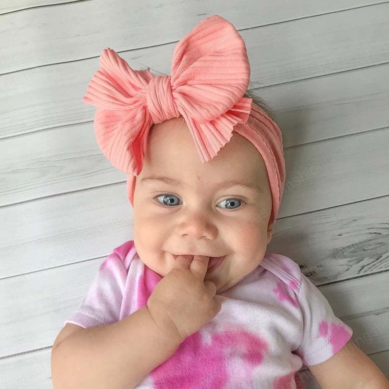 

Girls Hair Accessories Baby Headbands Bows Children Kids Hairband Cotton Head Bands Accessory, Mixed color