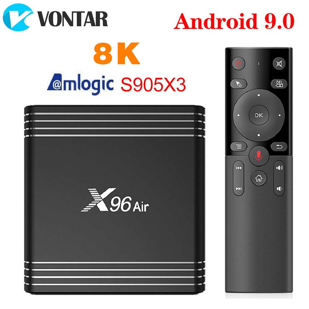 

2020 VONTAR X96 Air TV BOX Android 9 9.0 Amlogic S905X3 mini 4GB 64GB 32GB wifi 4K 8K X96Air TVBOX Set Top Box Media player
