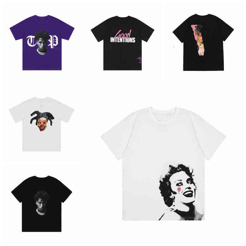 

Designer Large Big Reflective V Friends Men Women t shirts Casual Smoke Angel Loose Lovers luxury high quality Short vlone's Sleeve tee 02comfortable