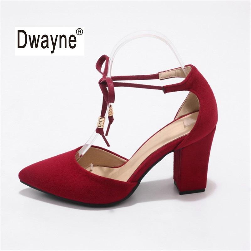 

Women Heels Shoes 9cm High Summer Autumn Flock Woman Pumps Party Shoes, Wedding Big Size Shoe EU34-43 Dress, Black