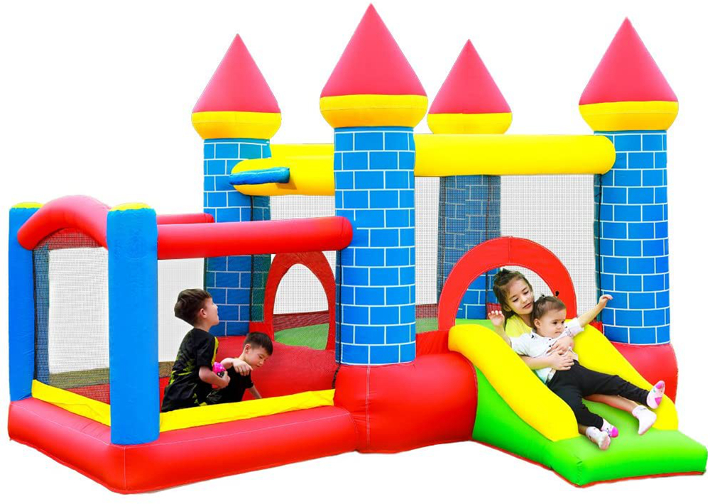 

Inflatable Bounce Houses Jumping Bouncy Castle House with Air Blower for Kids