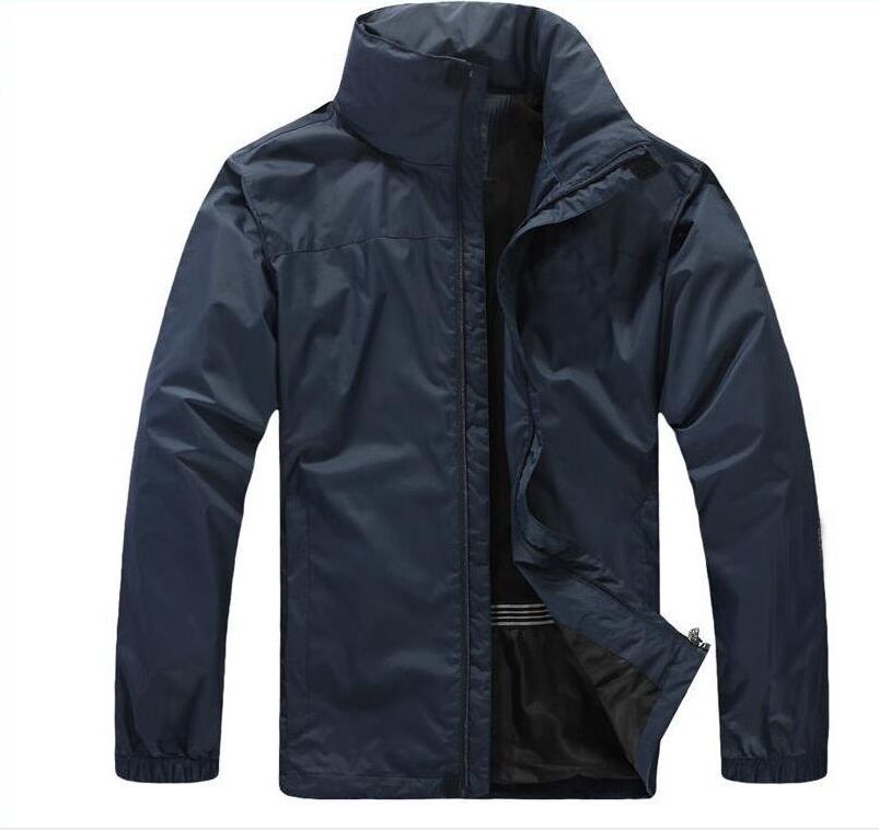 

Mens Brand jackets Long Sleeve Outdoor Casual windbreaker windrunner Men Zipper Waterproof Jacket Hoodie coats clothes, Black
