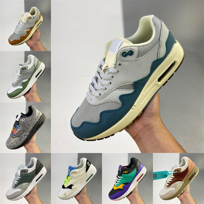 

Shoes Patta x Authentic 1 Waves Monarch Noise Aqua Men Women Dark Teal Green The Wave Metallic Silver Pure Platinum Tokyo Maze Amsterdam