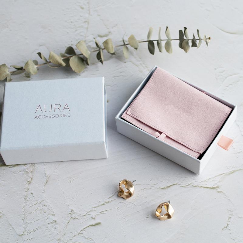 

Jewelry Pouches, Bags 100pcs Personalized Debossed Gold Silver Logo Chic Small Jewerly Drawer Cardboard Box Custom Earrings Necklace Boxes