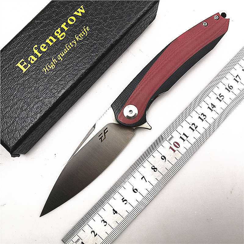 

Eafengrow EF954 Ba Bearing Fipper D2 Bade G10 Hande Outdoor/Camping/Hunting/Knife Utiity/Surviva/EDC/Foding Knife