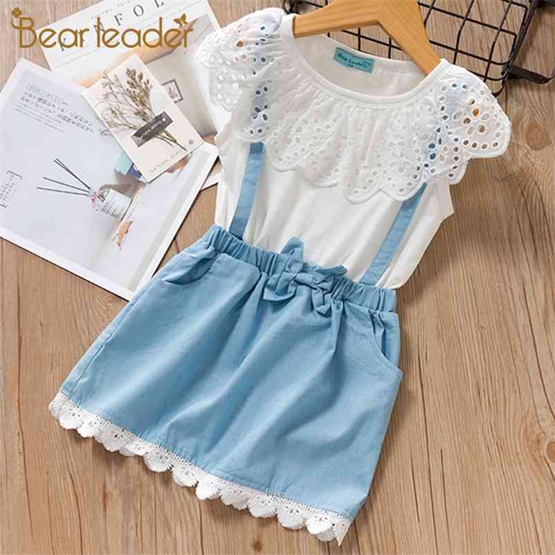 

Girls Cute Dress Children Belt Lace Sleeveless Bow Summer Lovely Clothes 3-7 Year Kids Princess Dresses 210429, Az019