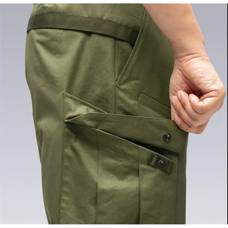 

dimensional Acronym waterproof German and made three outdoor windproof functional pants, White;black