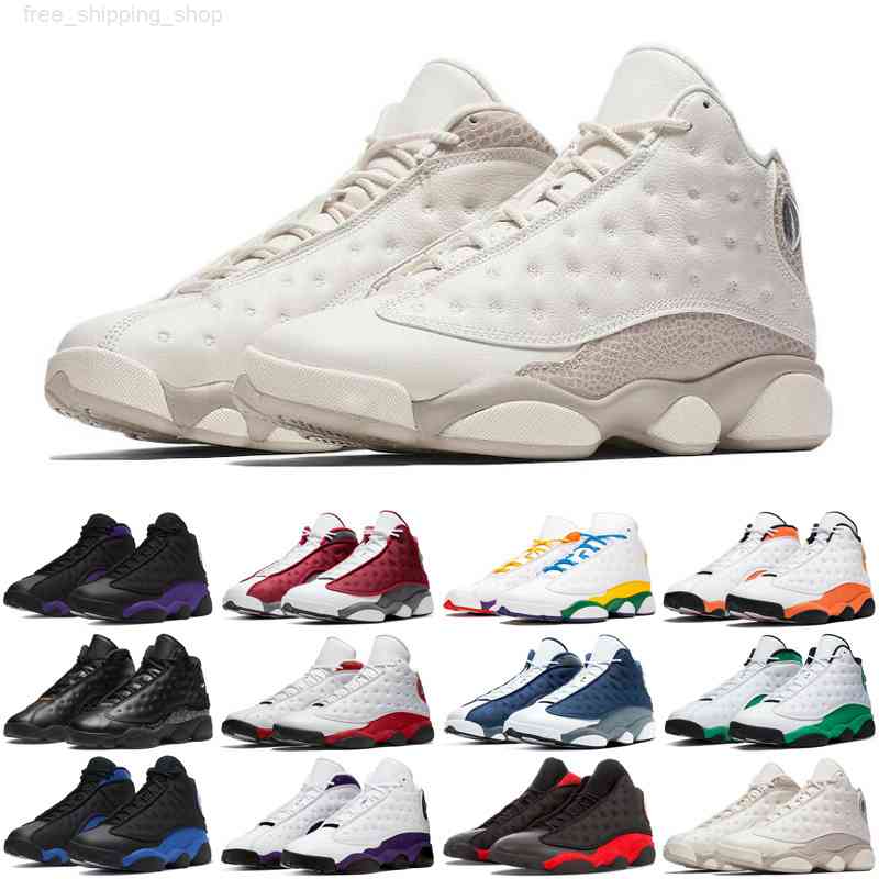 

discount 13 13s men basketball shoes Obsidian Red Flint Court Purple Hyper Royal Gold Glitter Playground mens trainers sports sneakers, #1 red flint