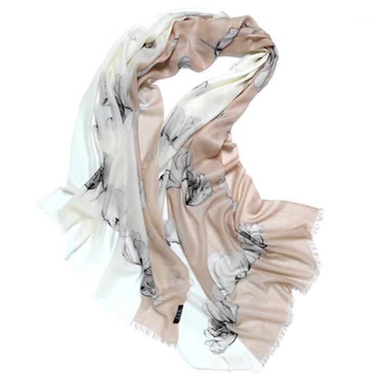 

Scarves Fashion Patchwork Color Printed 100%cashmere Women Thin Scarfs Shawl Pashmina 70x200cm, Blue;gray