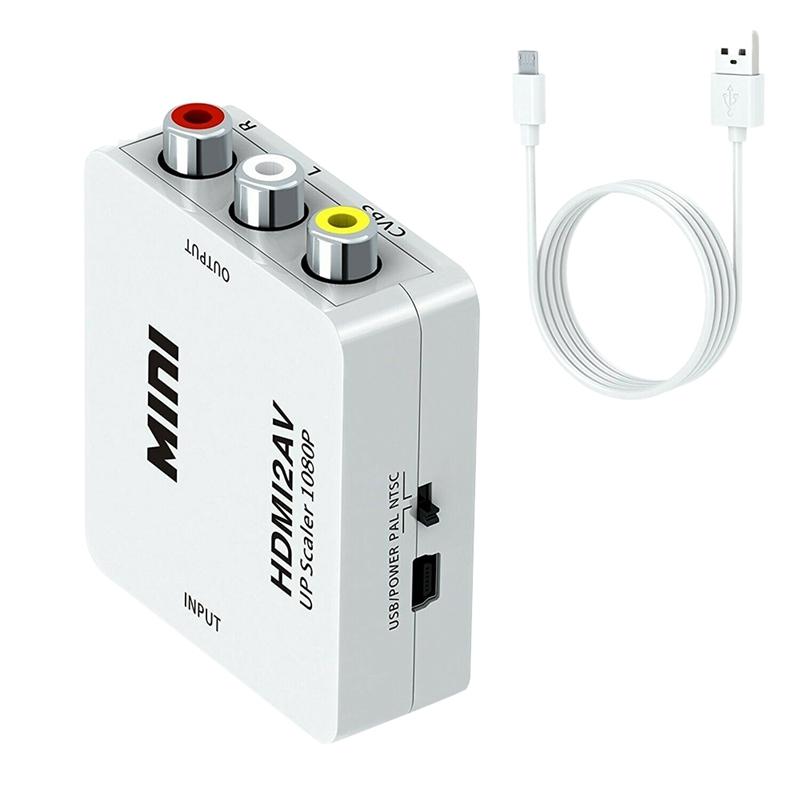 

To AV Video Audio Adapter 3 RCA Converter With 1.5M Cable Composite Cables & Connectors