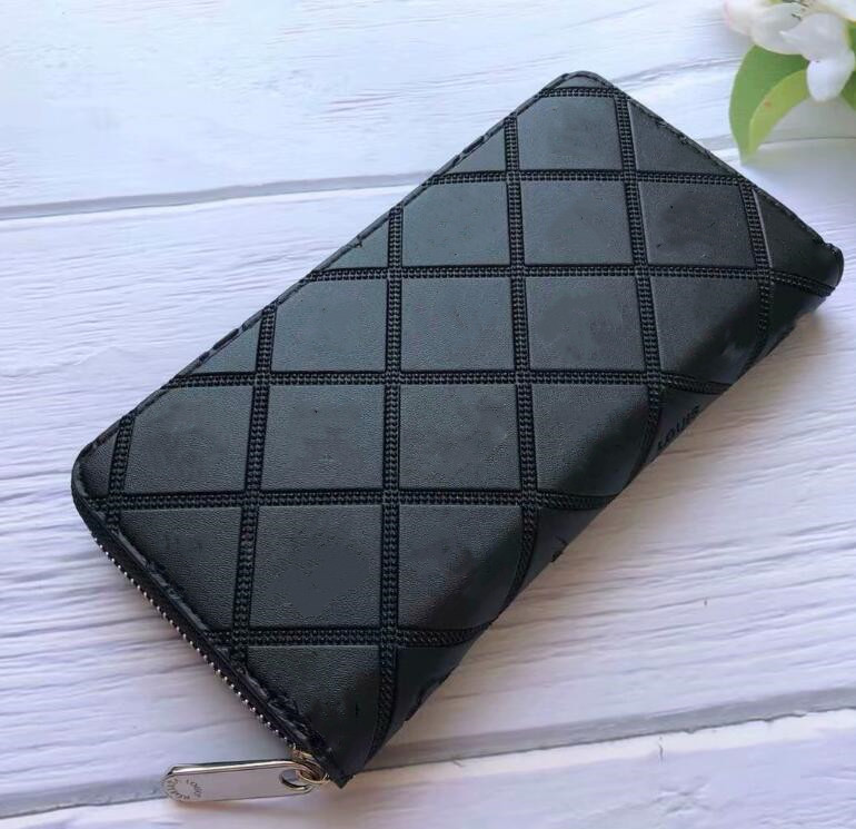 

Designer Wallet for Women Brand Long Purse Ladies Fashion Bag no Box Billetera, Red;black