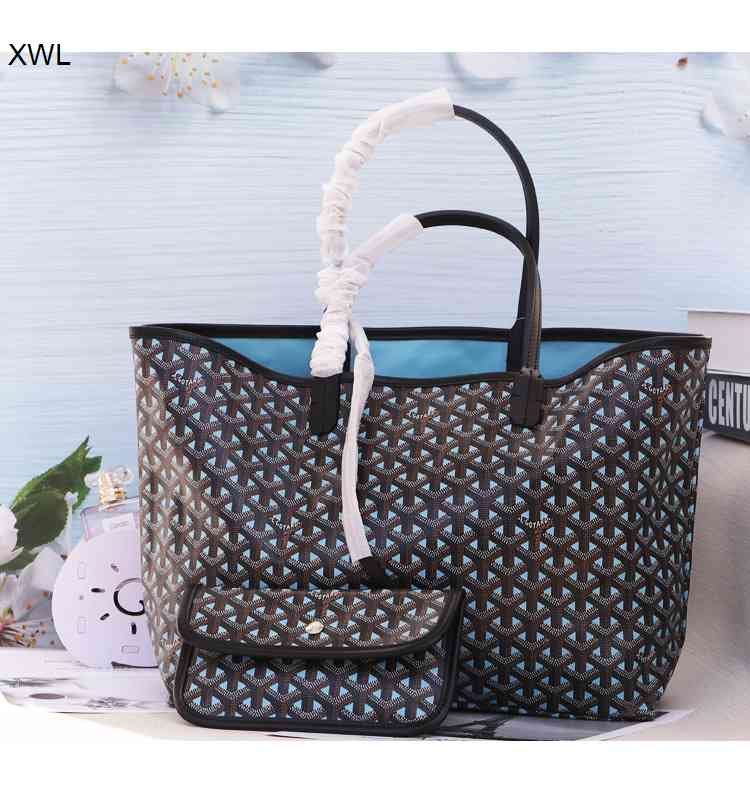

Goya with leather double-sided bag color Tote Bag magic color 3D effect shopping bag medium xwl