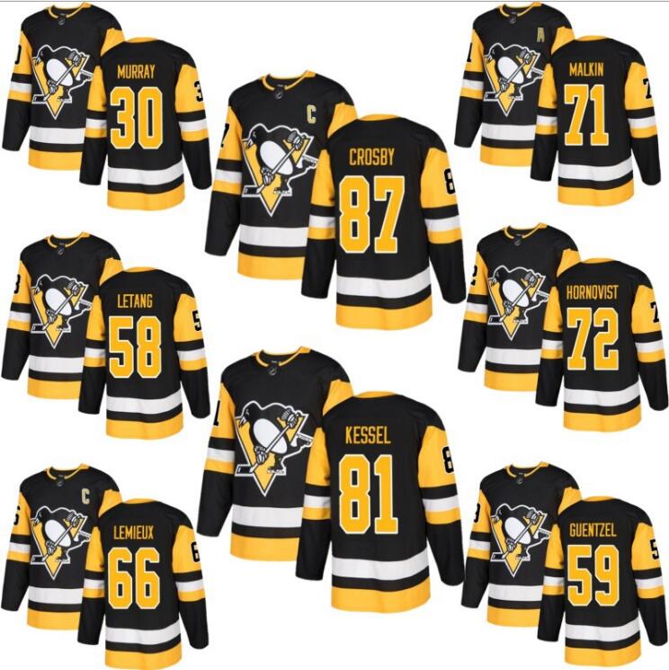 

Hockey Jerseys Men PIT Pittsburgh Penguins players boutique nhl jerseys, swingers sewed embroidered boutique fabric, Black;red