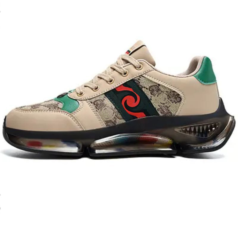 

2021 new mixed colors men shoes Chaussures pour hommes PU leather spring autumn lace up round toe Simplicity comfortable Casual sneakers DH501, Beige