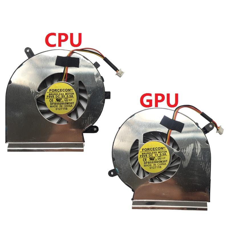 

Laptop Cooling Pads CPU GPU Cooler Fan For MSI GE72 GE62 PE60 PE70 GL62 GL72 GP62 2QE 6QG MS-1794 MS-1795