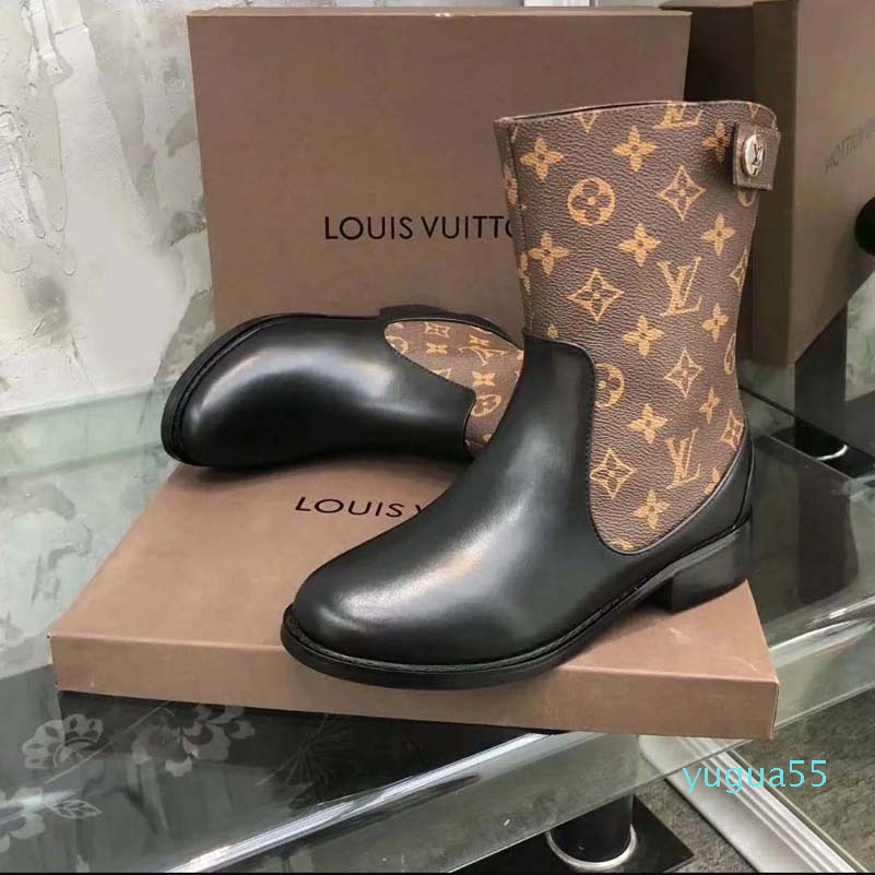 

Quality fashion leather star women Designer boots martin short winter ankle Exquisite woman shoes cowboy booties bagshoe 50988, #15