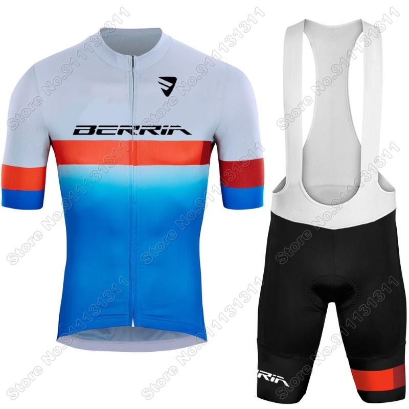 

Racing Sets 2021 BERRIA Cycling Clothing Men Jersey Set Summer Road Bike Suit Bicycle Bib Shorts MTB Maillot Ropa Ciclismo Culotte
