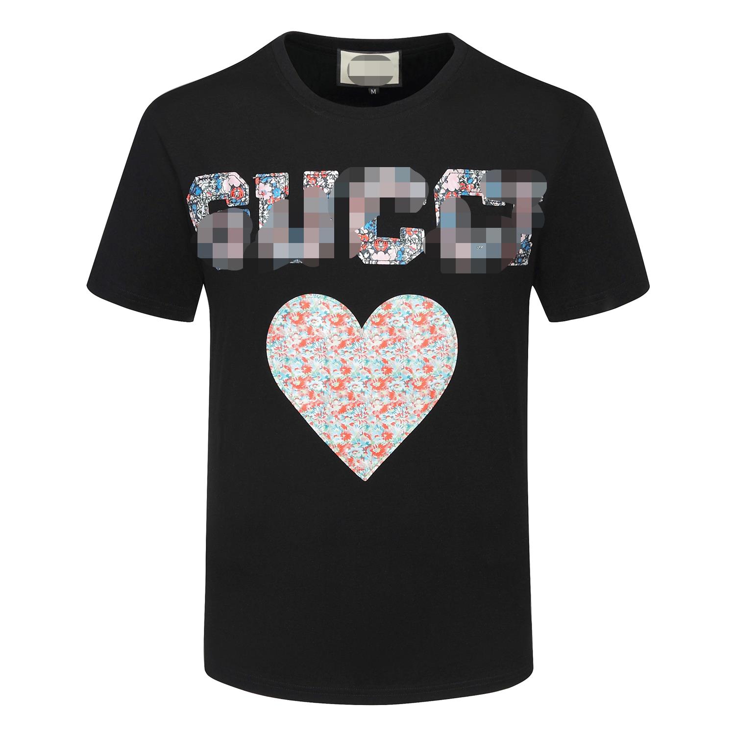

2021Casual Men's Brand Fashion Pure Cotton Printed T-shirt Short Sleeve Men's Round Neck T-shirt Large Size T-shirt, White;black