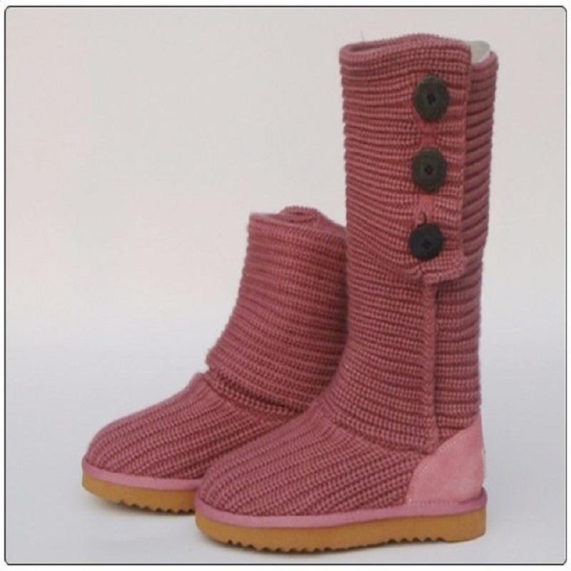 

Boots 2021 Women Shoes Winter Knee High Long Ladies Fur Sock Luxury Designer Bot Black White Pink, Picture color17