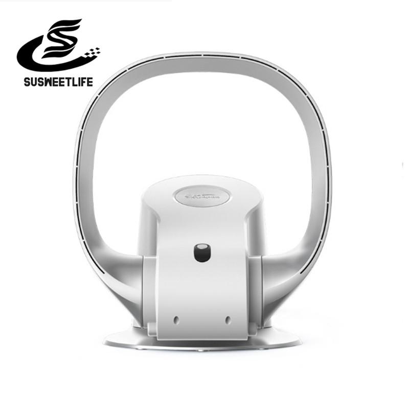 

Leafless Fan Household Ultra Quiet Desk Shaking Head Wall Mounted Air Circulation Electric Fans