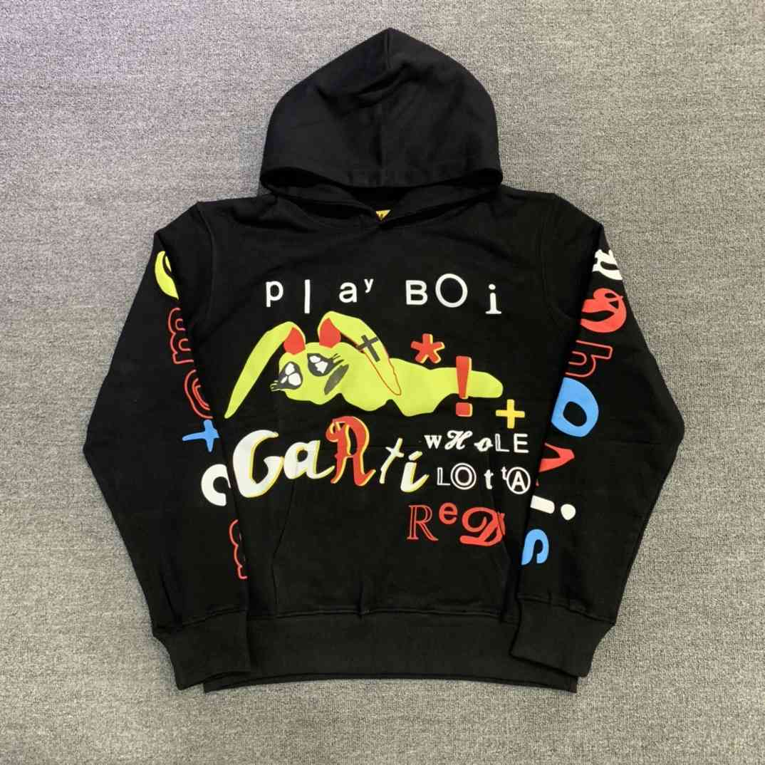 

cpfm, XYZ playboi Carti WLR m3tamorphosis Hoodie, Black