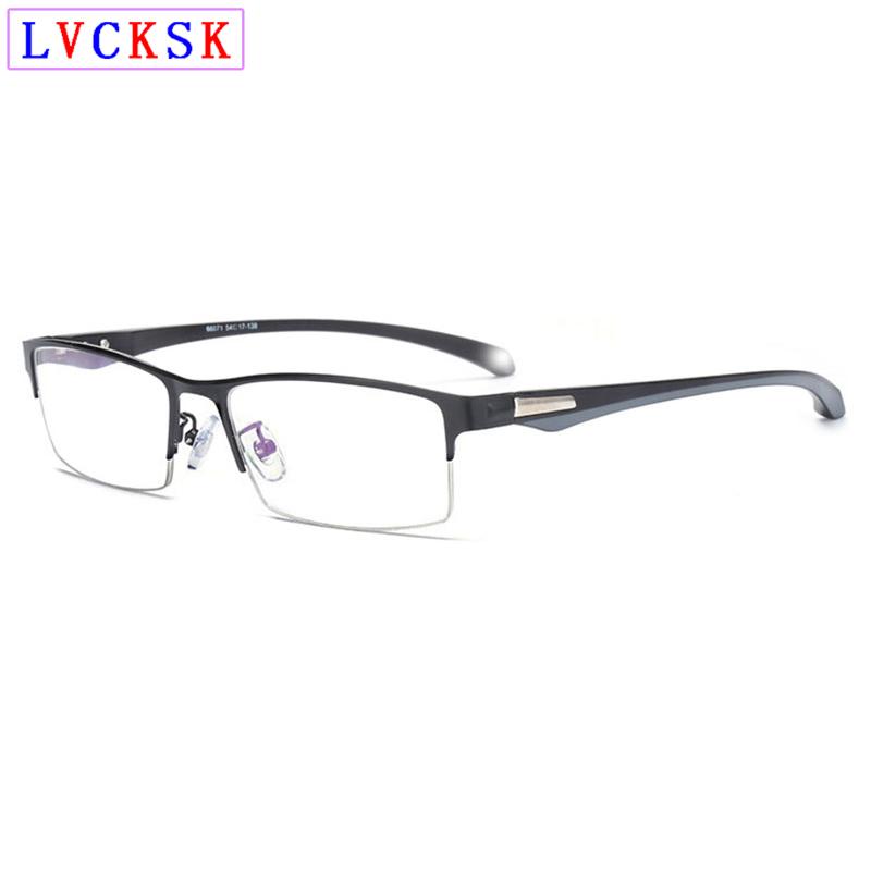 

Fashion Sunglasses Frames Men Business Glasses Transparent Eyeglasses Frame Clear Glass Male Computer Optical Prescription Spectacles L3