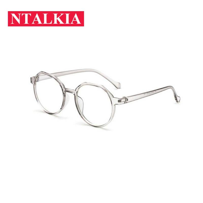 

Fashion Sunglasses Frames 2021 Transparent Grey Women Glasses Frame Men Eyeglasses Vintage Round Optical Spectacles
