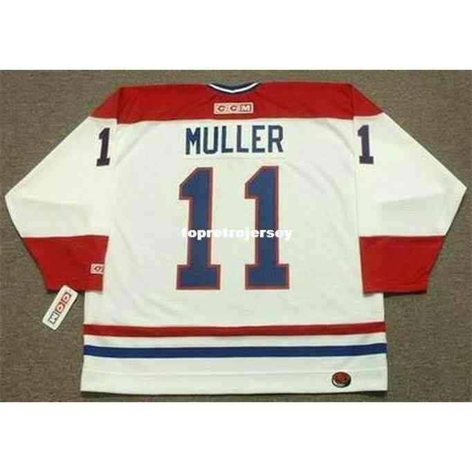 

Wholesale Mens Kirk Muller 1993 Ccm Home Cheap Retro Hockey Jersey, White