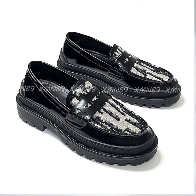 

2021 Latest Ladies Patent Leather Dress Shoes Full Letters Embroidered Fashion Designers Loafers European and American Luxurys Casual Shoe, This option is not for sale.