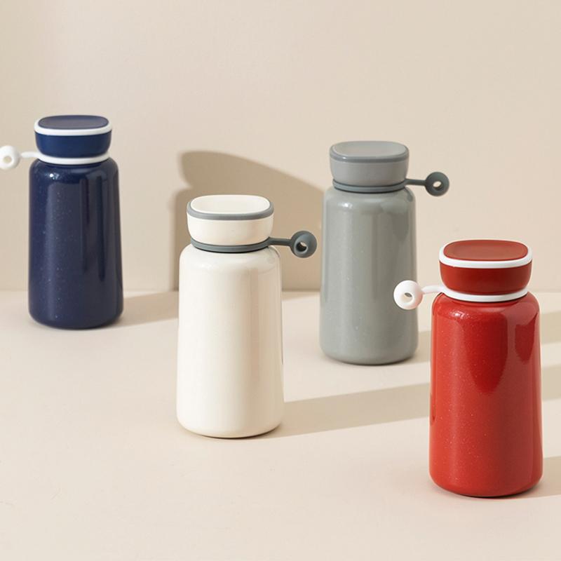 

water bottles reusable mini bottle insulated 350ml aesthetic stainless steel copo termico vacuum flasks thermoses ab50bwb