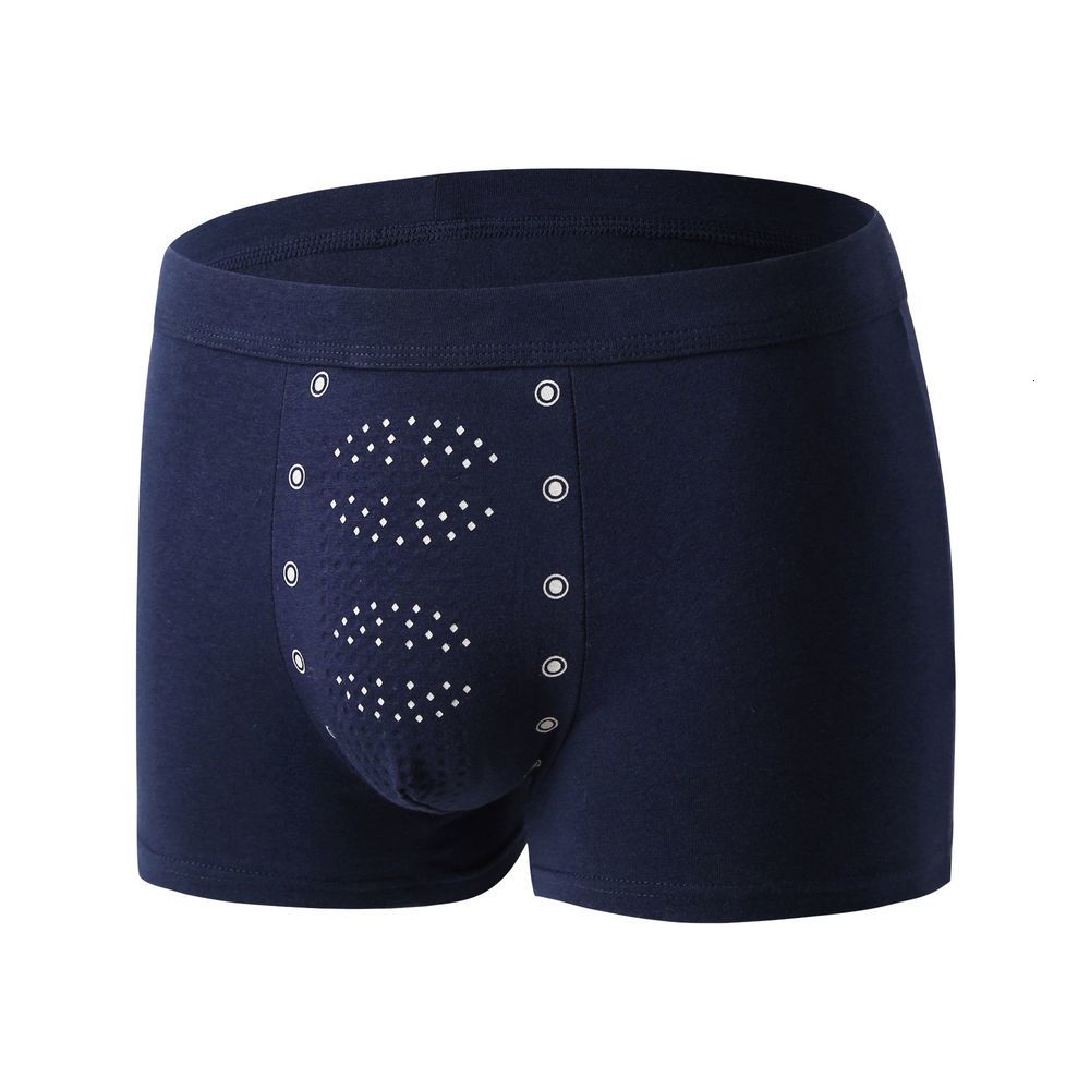 

Graphene men's underwear particle massage negative ion cotton boxers antibacterial Shorts Youth Fashion New, Black;white